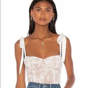 For Love & Lemons Bustier Top